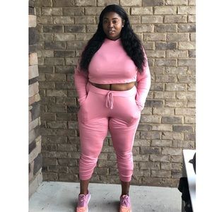 Women’s Plush 2 piece Hooded Sweatsuit